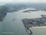 Durban Harbour mouth with corvette exiting (1)