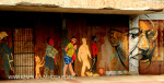 Durban Point road graffiti