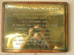 Royal Natal Yacht Club - Trafalgar Room -  1990 Plaque commemorating new club