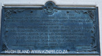 Durban CBD - City Hall opening plaque 1910