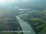 Umkomaas River road bridge and Sappi Saiccor factory (2)