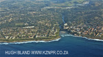 Uvongo Main Beach from the air (2)