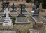 Elandheim Cemetery grave of  Freidrich Volke and Adolph Schramm