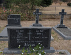 Elandheim Cemetery grave of  Hilda & Georg Stegen