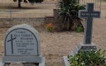 Elandheim Cemetery grave of  Stompie Wellmann and Dedekind