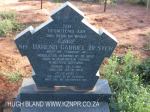 Geluksburg Cemetery Graves - Corporal Barend gabriel Bester 1979