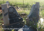 Geluksburg Cemetery Graves - DJ & MJ Van Niekerk