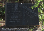 Geluksburg Cemetery Graves - Herman Lombard 1977