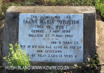 Geluksburg Cemetery Graves -  Sarah Potgieter 1962