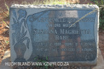 Geluksburg Cemetery Graves -  Susanna rabe 1974