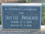 Geluksburg Cemetery Graves - Suzette Potgieter 1996