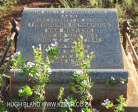 Geluksburg Cemetery Graves - Theodorus Van Niekerk 1941