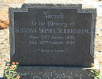 Wasbank - Manor House - De Jager - Graves - Susanna Sophia Schikkerling - 1968