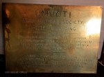 Greytown Golf Course - Umvoti Agricultural Society - Plaque - New Sale yards 1970
