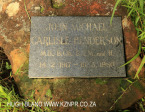 Hilton family grave John Carlisle Henderson 1980