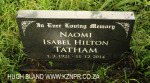 Hilton family grave Naomi Isabel Hilton Tatham 2014
