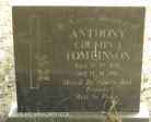 Himeville Cemetery - grave Anthony Tomlinson 1994)