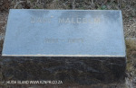 Himeville Cemetery - grave Dave Malcolm