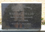 Himeville Cemetery - grave Harold Taylor