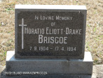 Himeville Cemetery - grave Horatio Briscoe