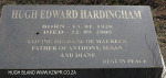 Himeville Cemetery - grave Hugh Hardingham