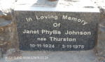 Himeville Cemetery - grave Janet johnson