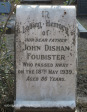 Himeville Cemetery - grave John Foubister