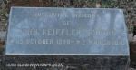 Himeville Cemetery - grave John Schorn