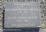 Himeville Cemetery - grave Richard and Ethel Black