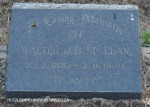 Himeville Cemetery - grave Walter Mclean