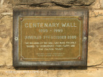 Himeville Fort and Museum centenary wall 1999