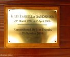 Hluhluwe - Munywaneni Bush Lodge - Kate Sanderson plaque (1)