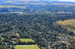 Howick CBD Buildings from the air (4)