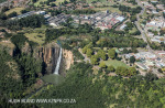 Howick Falls with Industrial area in background (1)