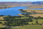 Midmar Dam - Tweedie Hall in foreground and Mpompomeni in background (1)