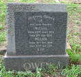 Isipingo Cemetery Grave Matilda & William Owen