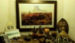 Kamberg - Cleopatra Mountain Lodge - memorabilia - Isandlwana display