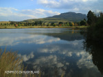 Glengarry  Holiday farm Dam in front of chalets (9)