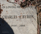 Kamberg - St Peters Anglican Church grave Charles Byron 2008