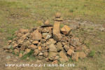 Highmoor Hiking trails cairn