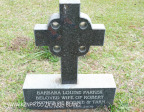 Karloof St Marks Church grave Barbara Parker 2009