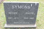 Karloof St Marks Church grave Bryan & Faith Symons