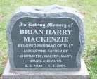 Karloof St Marks Church grave Bryan Harry Mackenzie