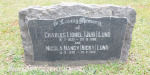 Karloof St Marks Church grave Charles Lionel Jub Lund 1986 and Nicola.