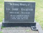 Karloof St Marks Church grave Ian Mackenzie 1991