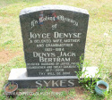 Karloof St Marks Church grave Joyce Denyse Sykes