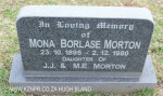 Karloof St Marks Church grave Mona morton 1980