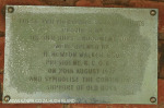Kearsney College Squash Courts plaque 1977