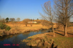 Caversham Mill - upriver from Bridge and farmhouse view (4)