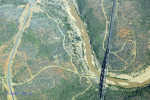 Umfolosi - White - River - Rail Bridge - Aerial - Coal Train (1)